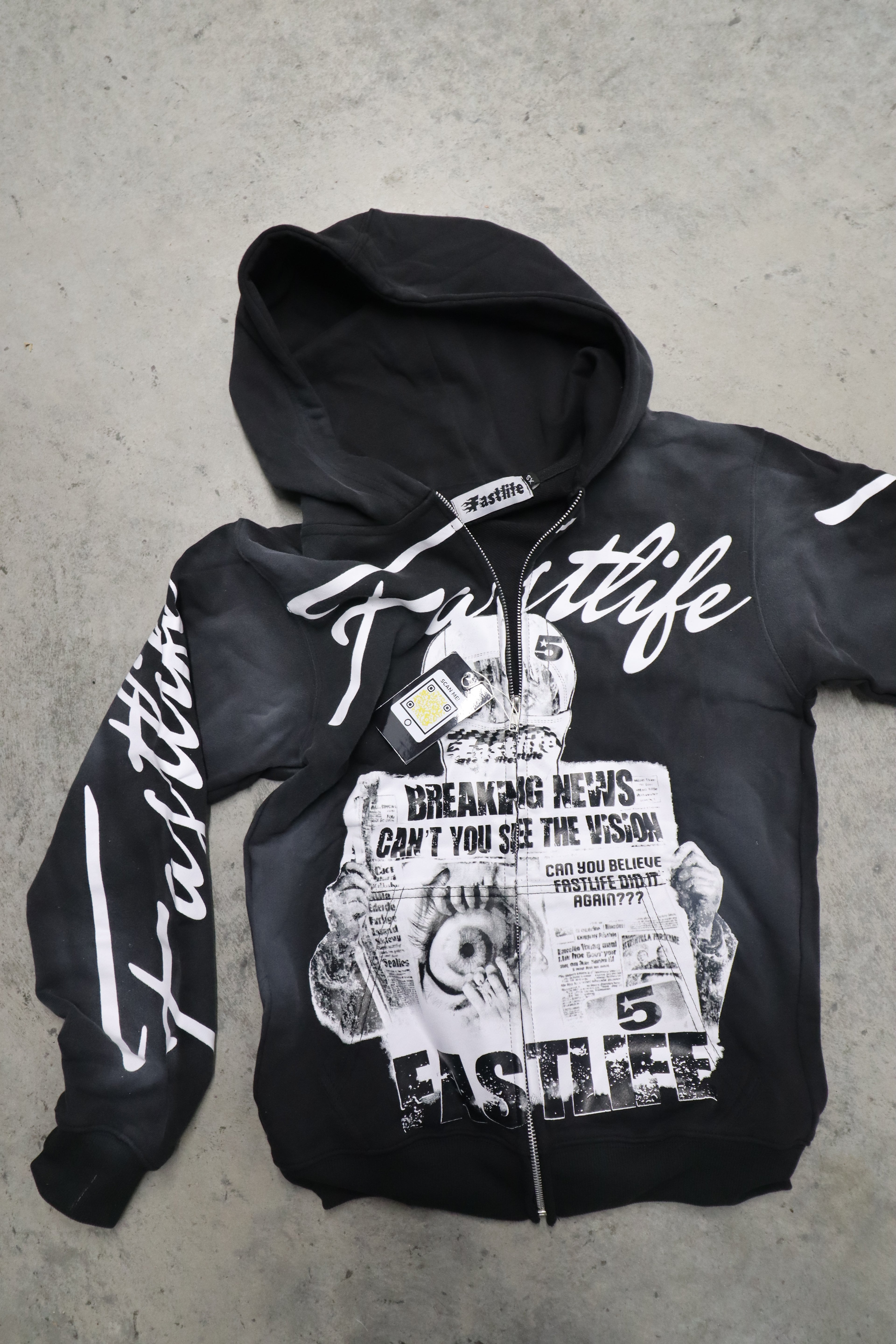 CANT YOU SEE THE VISION (ZIP UP HOODIE)