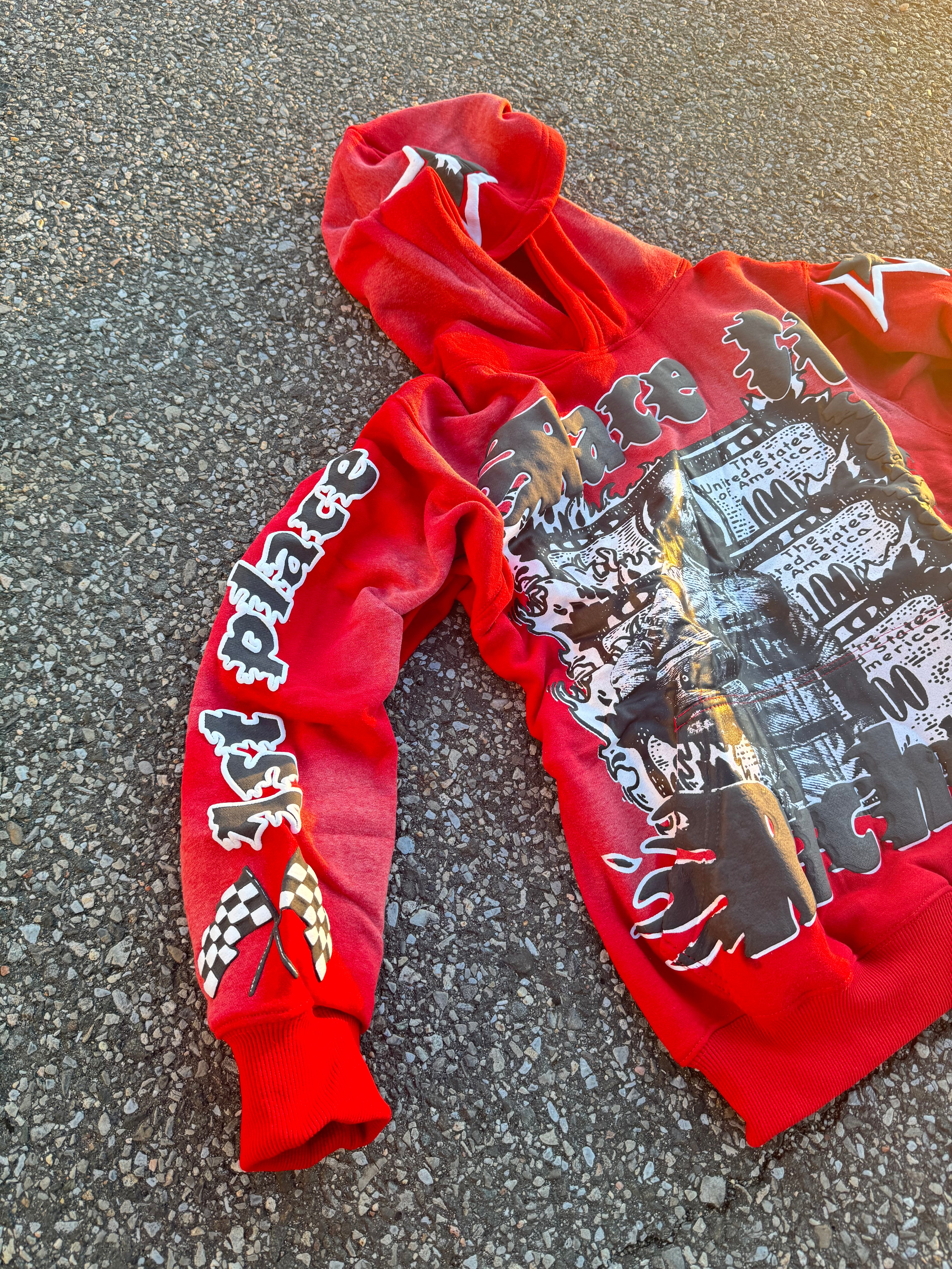 Race to Richest hoodie(cherry red🍒)
