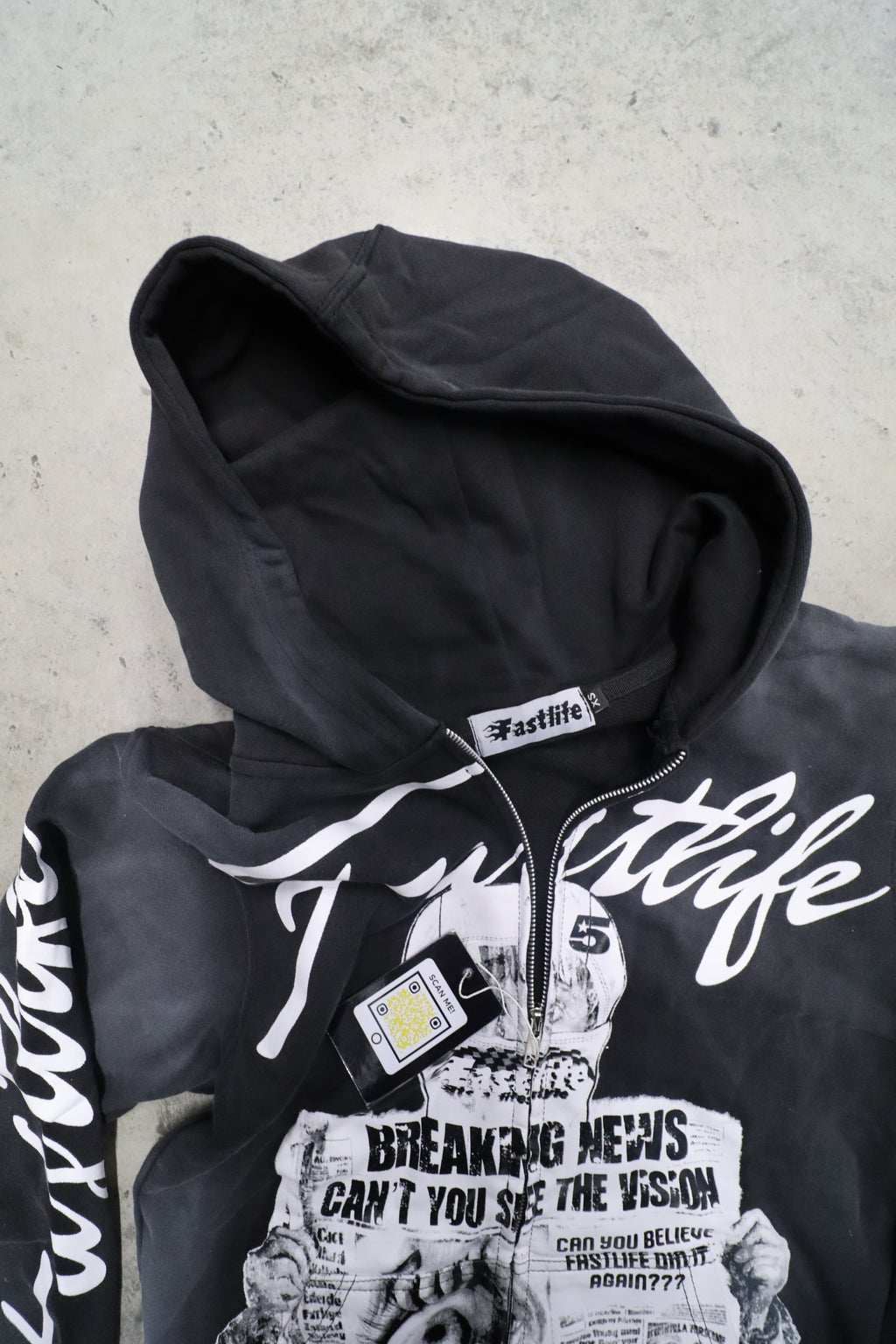 CANT YOU SEE THE VISION (ZIP UP HOODIE)