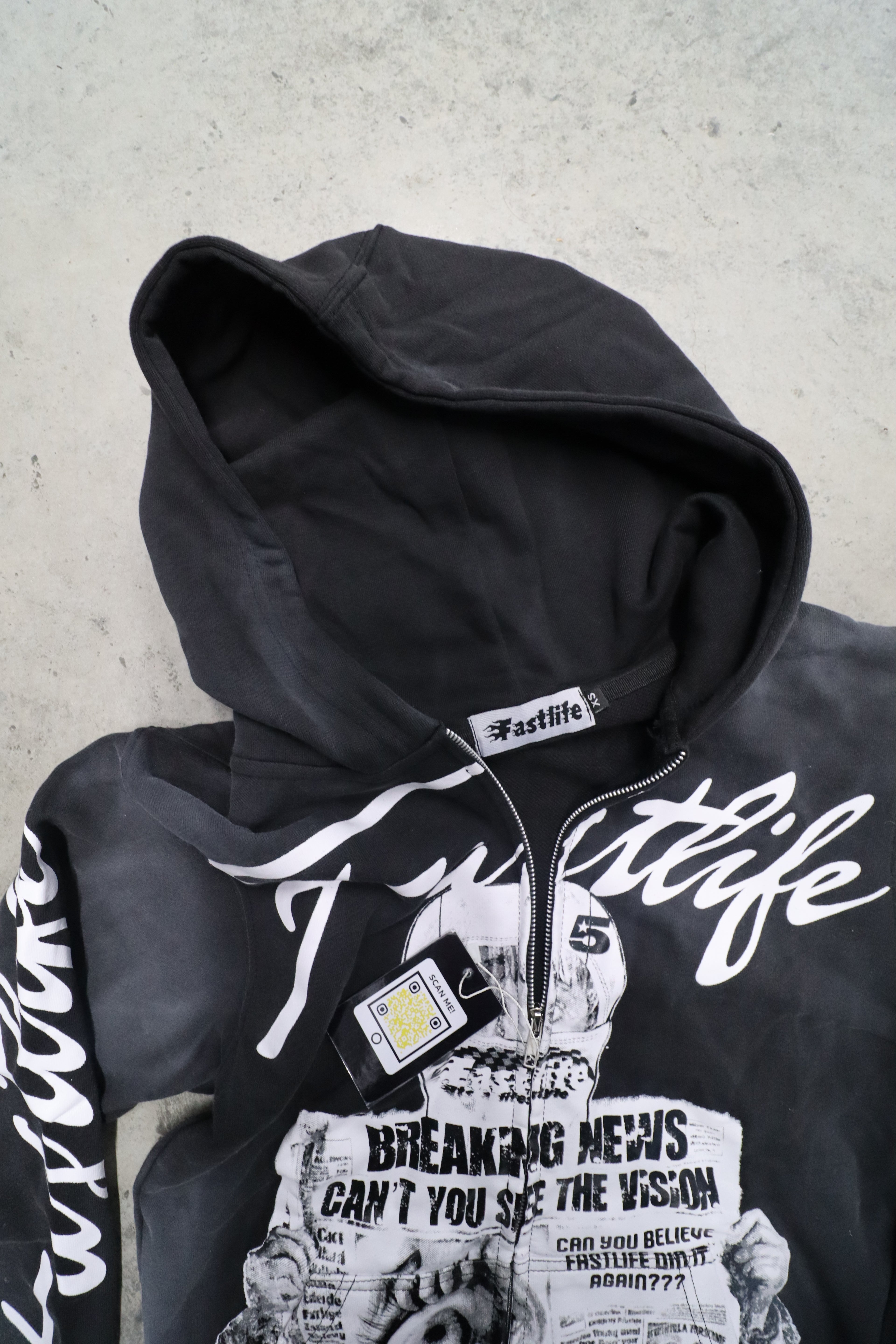 CANT YOU SEE THE VISION (ZIP UP HOODIE)
