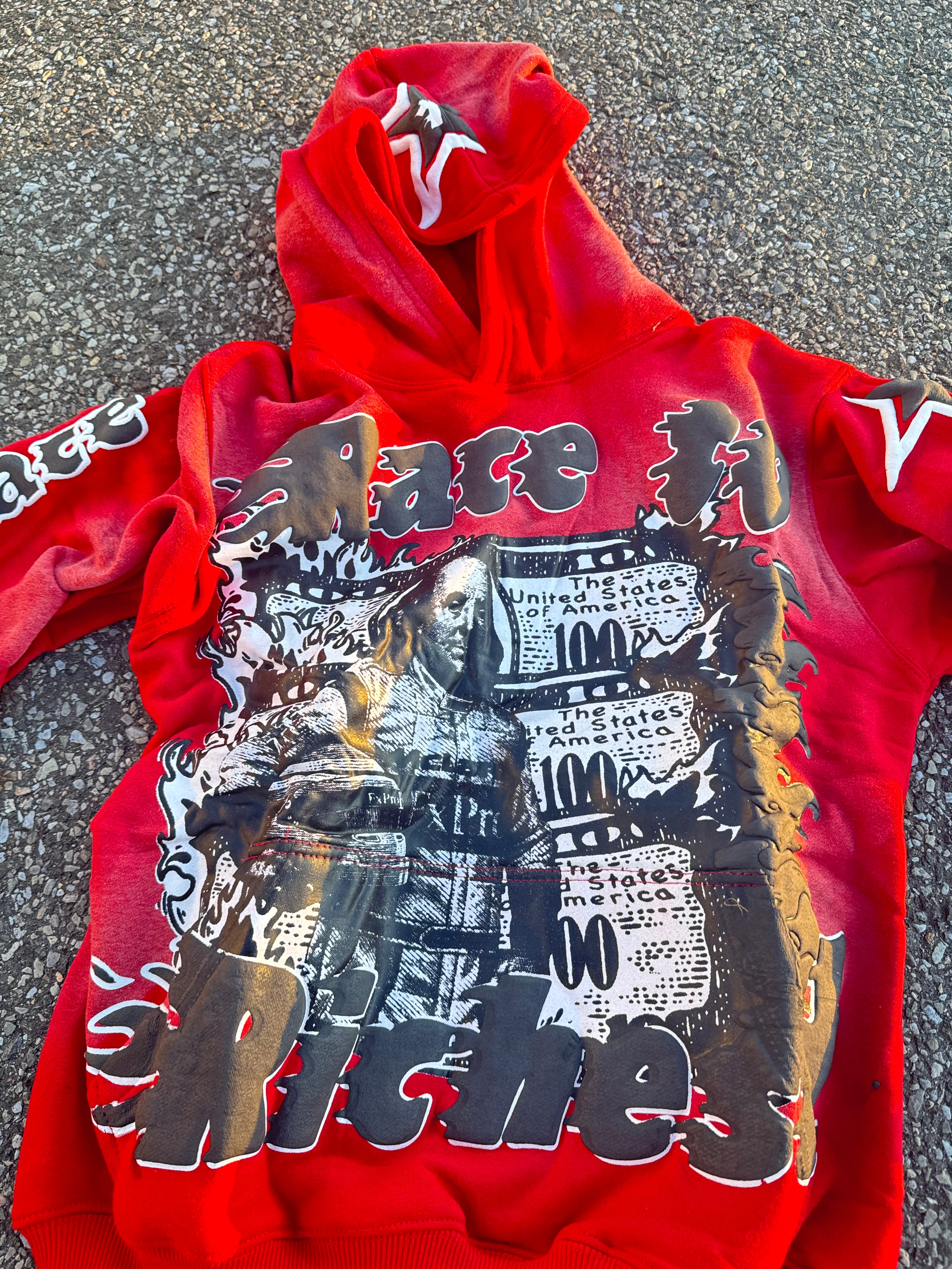 Race to Richest hoodie(cherry red🍒)