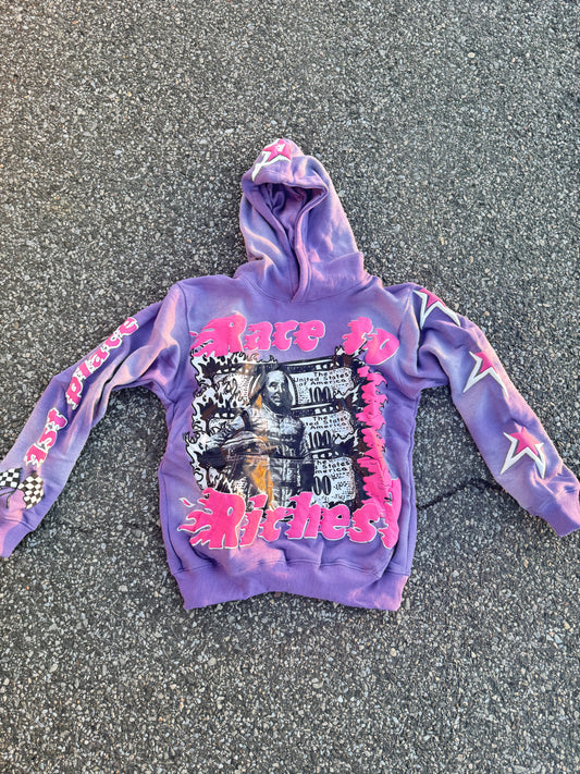 Race to Richest hoodie🪁 (lavender)