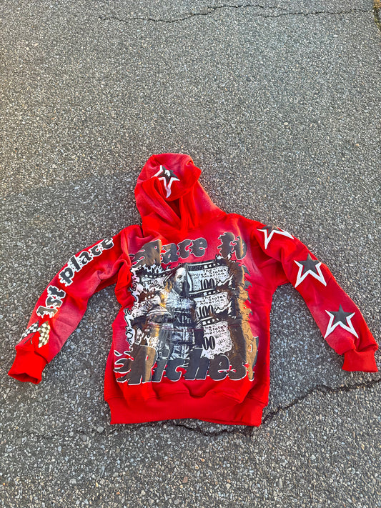 Race to Richest hoodie(cherry red🍒)
