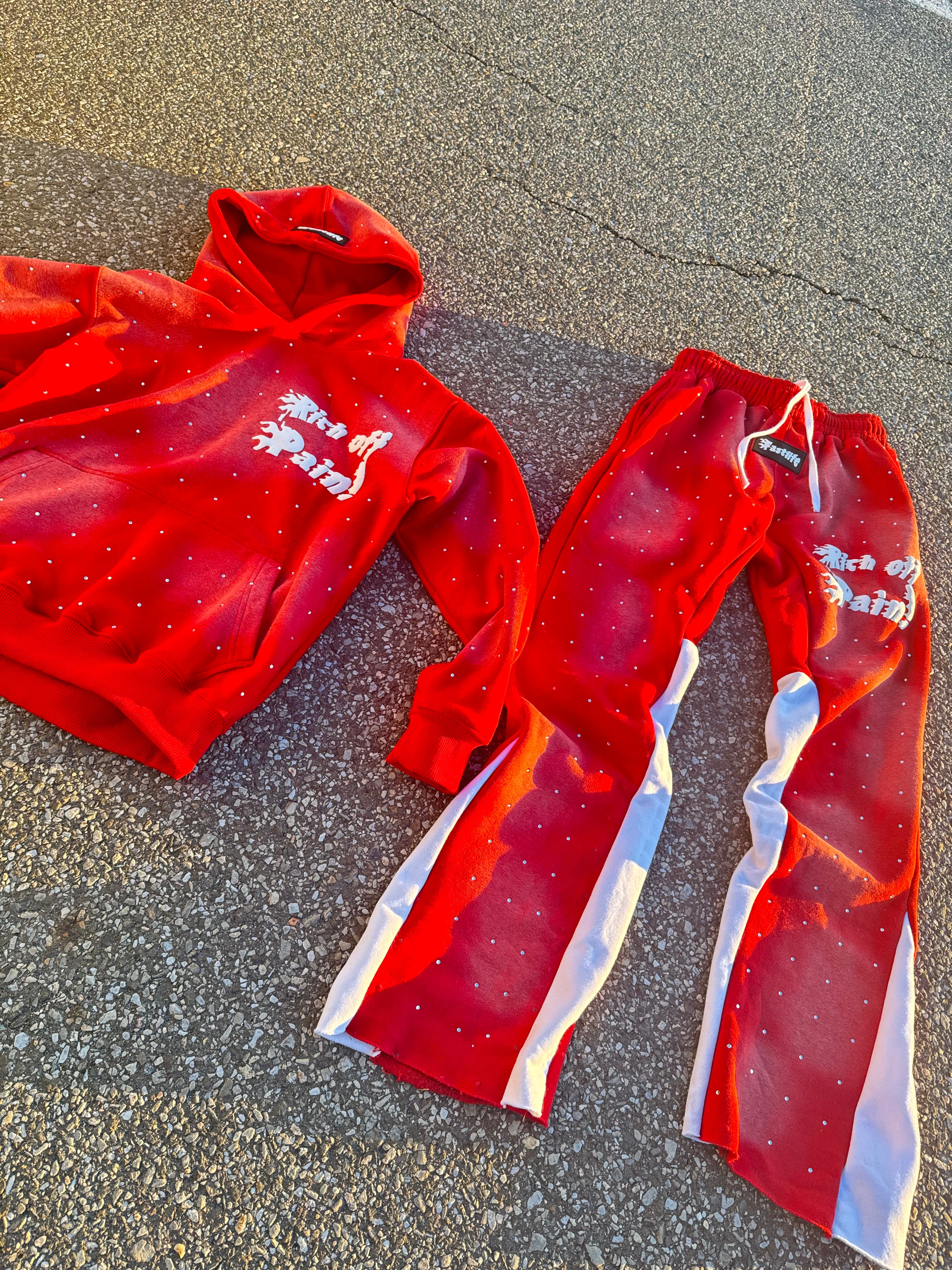 Rich off Pain set(cherry red)