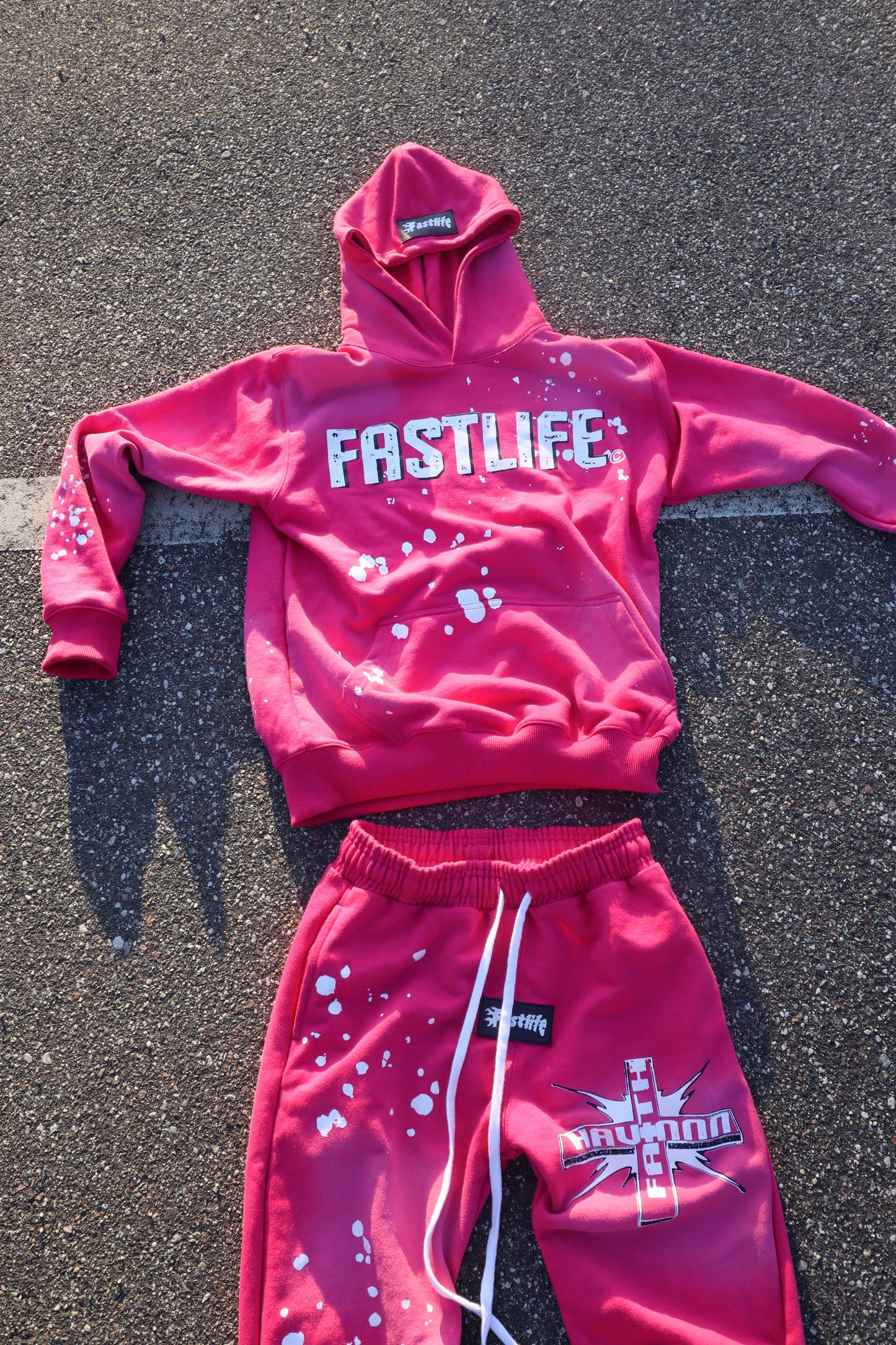 HAVINN FAITH HOODIE (hot pink)