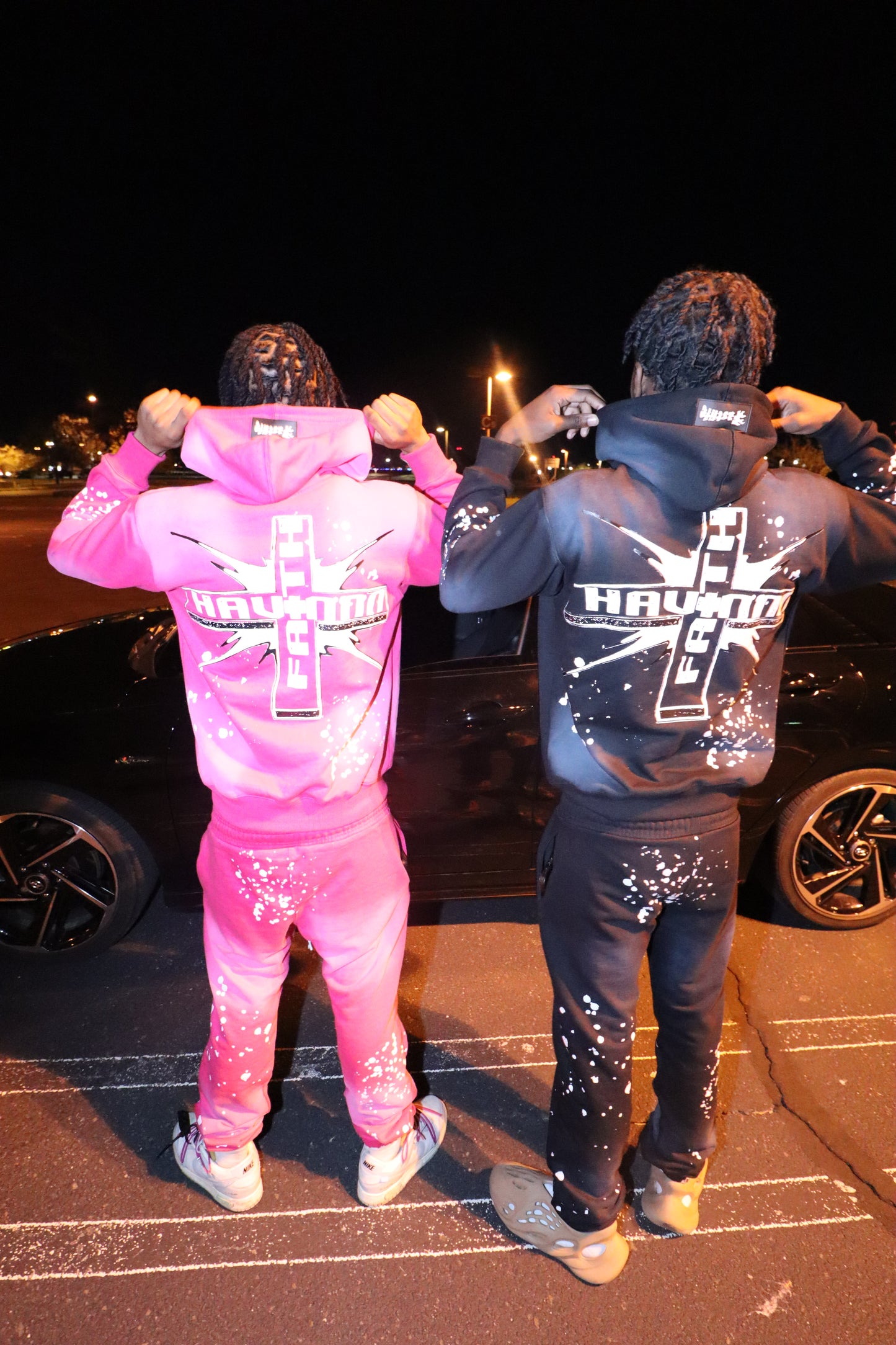 Havin Faith Sweatsuit (Hot Pink)