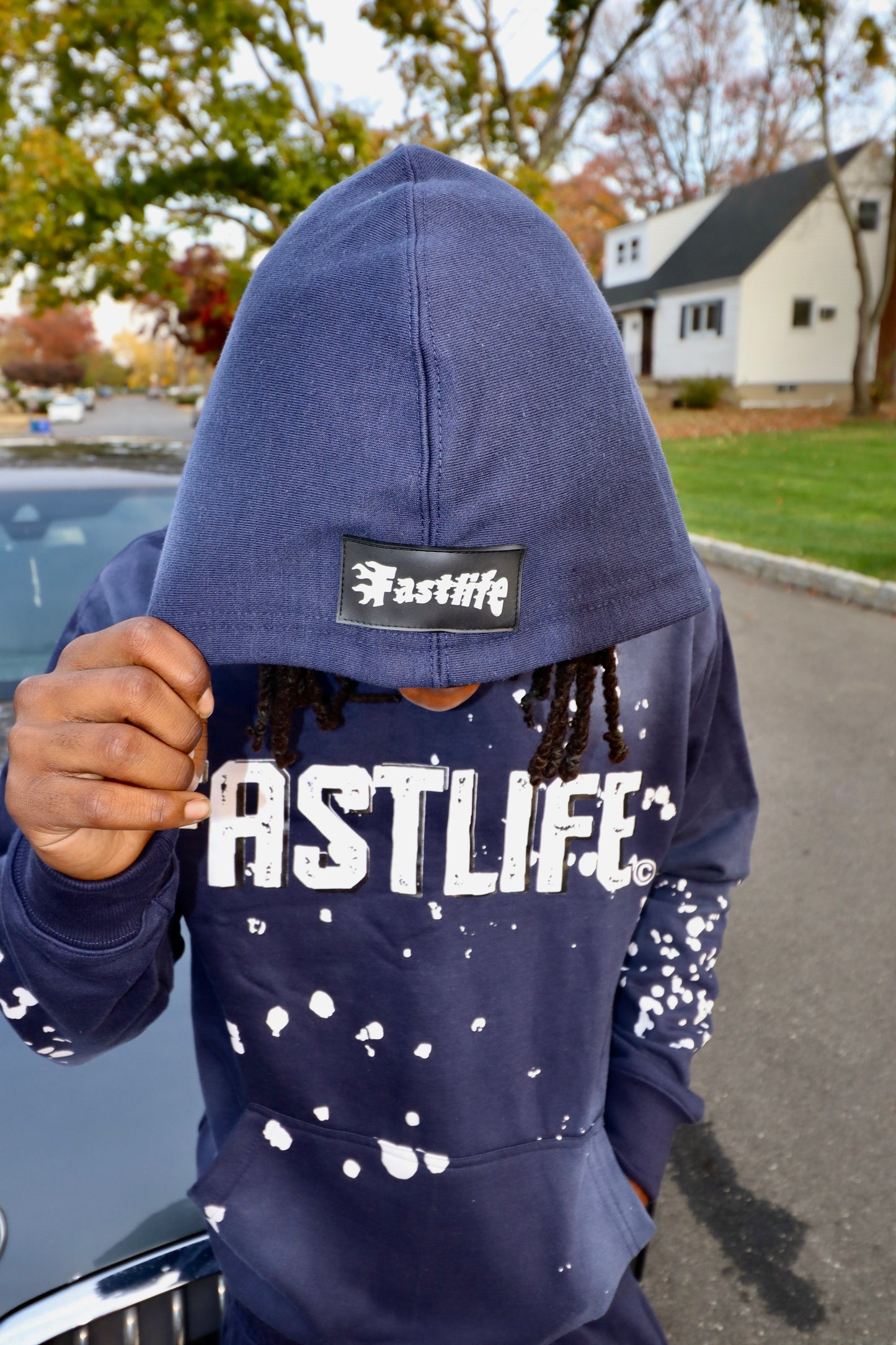 HAVINN FAITH HOODIE (navy blue)