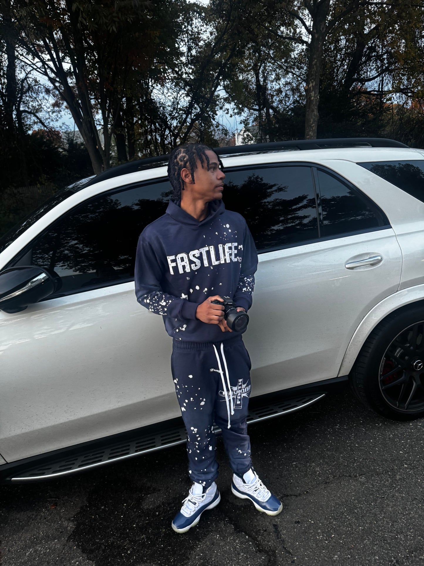 HAVINN FAITH SWEATS(navy blue)