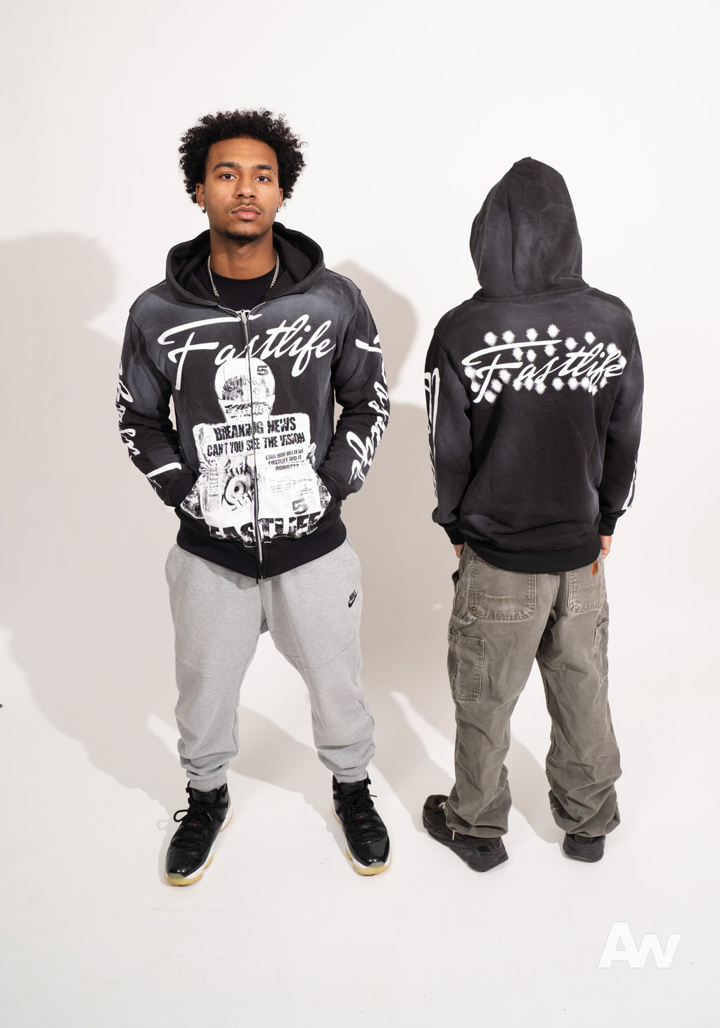 CANT YOU SEE THE VISION (ZIP UP HOODIE)