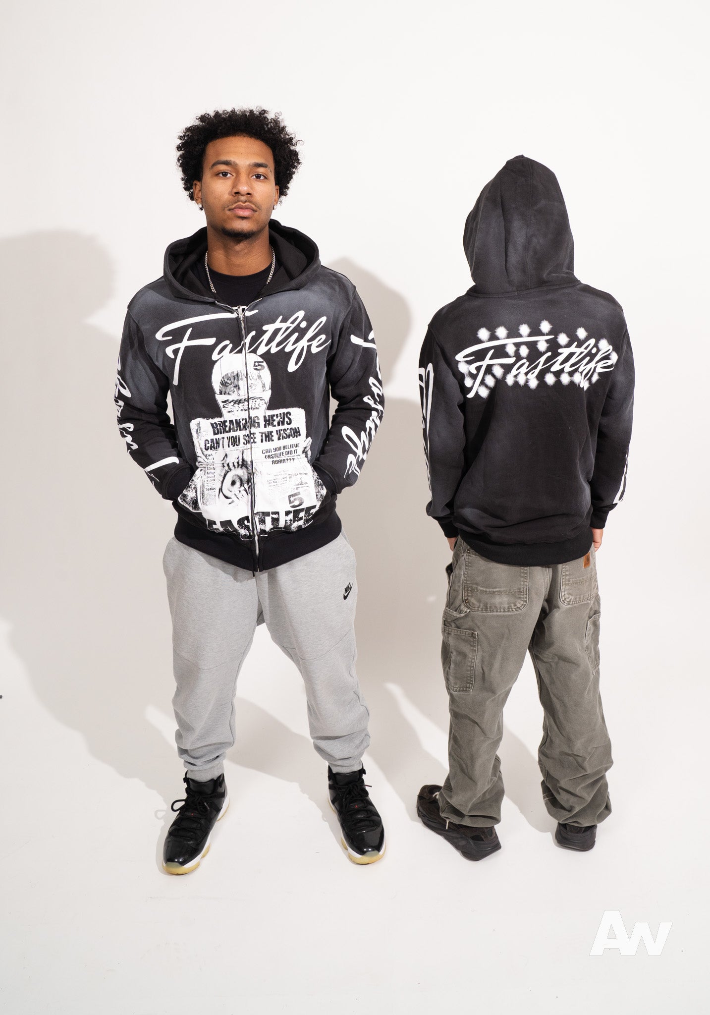 CANT YOU SEE THE VISION (ZIP UP HOODIE)