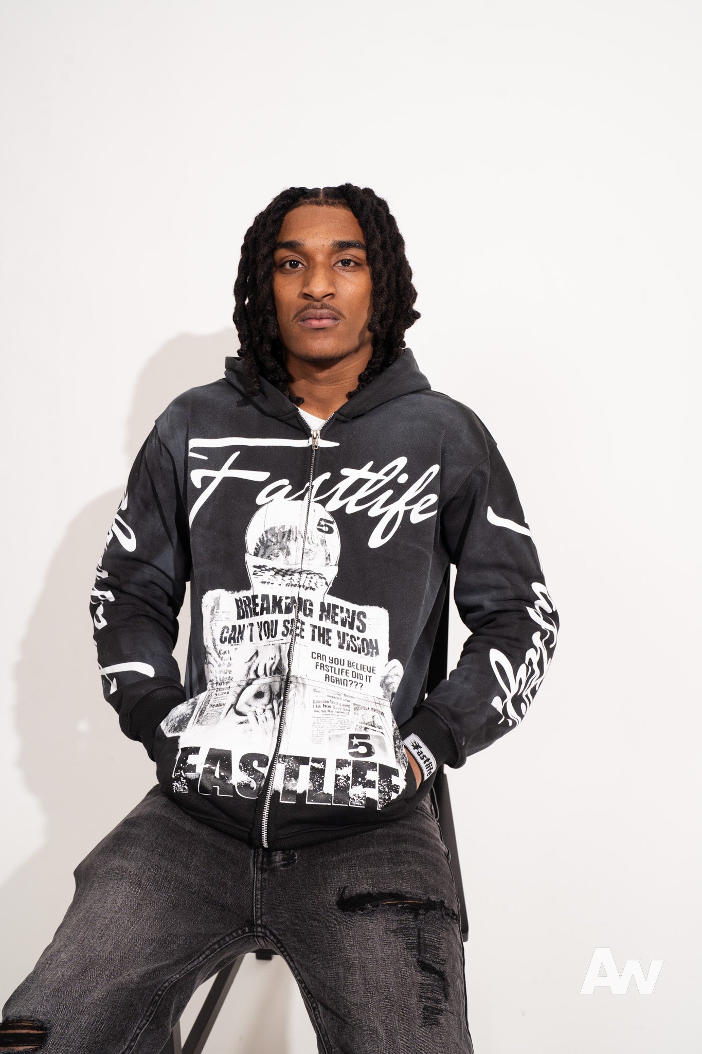 CANT YOU SEE THE VISION (ZIP UP HOODIE)