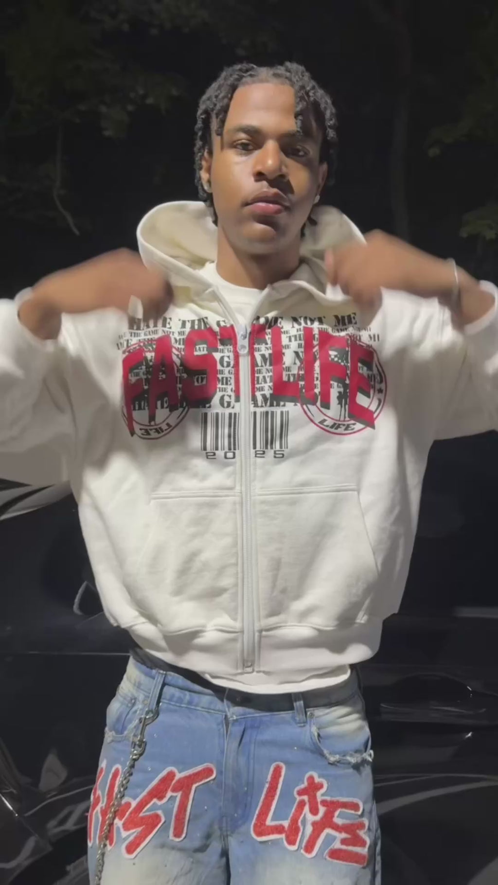 FAST LIFE “HATE THE GAME” ZIP HOODIE